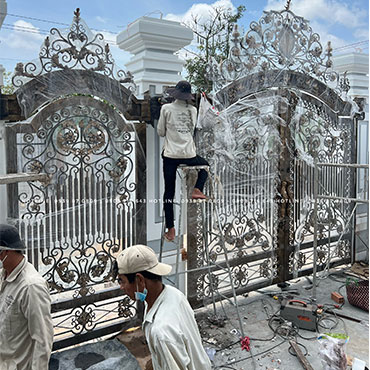 Dịch vụ thi công sắt mỹ nghệ uy tín với giá tốt tại Bến Tre